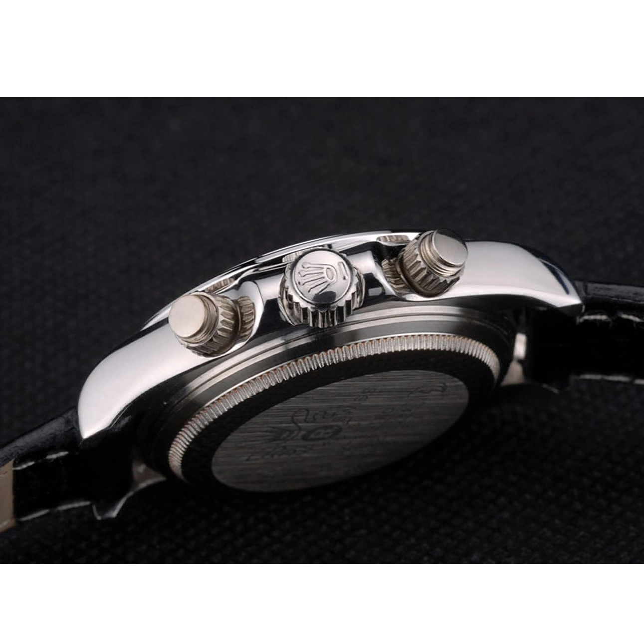 AAA replica watch Studded Daytona Steel Bezel Crystal Case Dial Lady Stainless Studded Crystal Rolex 0731